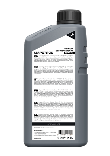 MAPETROL PREMIUMSCOOTER ESTER 4T 10W-40